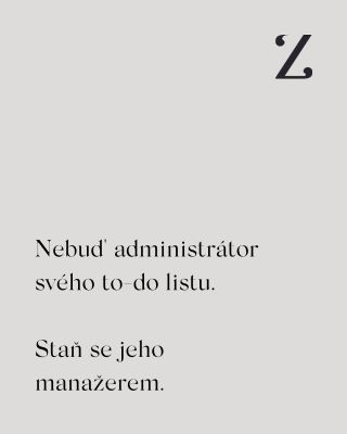 🌪️ Mít dlouhý to-do list není problém. 📌 Problém je, když ho jen slepě spravujeme – místo toho, abychom ho řídili. Proto:...