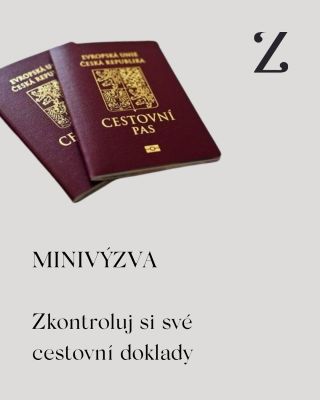 ✈️ LÉTO SE BLÍŽÍ – a s ním i dovolené 👉 Udělej si chvilku a zkontroluj si své cestovní doklady. Víš že: – standardní pas...