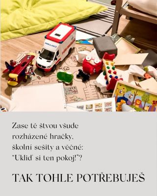 ‼️ Pokud máš doma dětský pokoj a pocit, že jsi tam spíš úklidová služba než máma... čti dál. Protože TOHLE ti může...