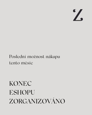 Poslední možnost nákupu na eshopu Zorganizováno. Tento měsíc úplně zavíráme. Po ukončení prodeje všech našich fyzických...